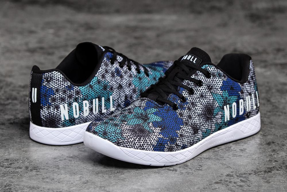 NOBULL Men's Floral Training Shoes - Midnight Floral - Ireland (0693MIUFL)